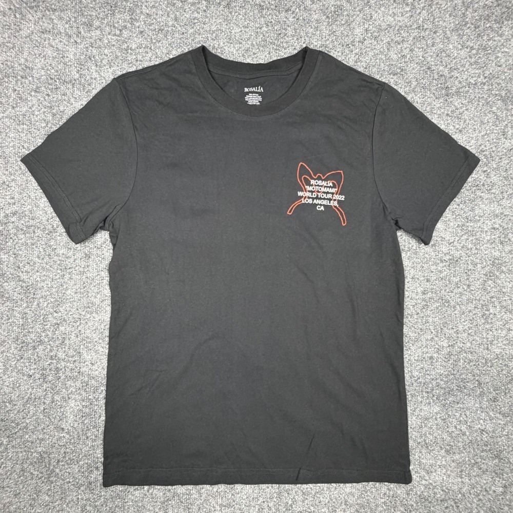 Rosalia Motomami World Tour 2022 Los Angeles‎ CA Black Graphic T-Shirt Medium